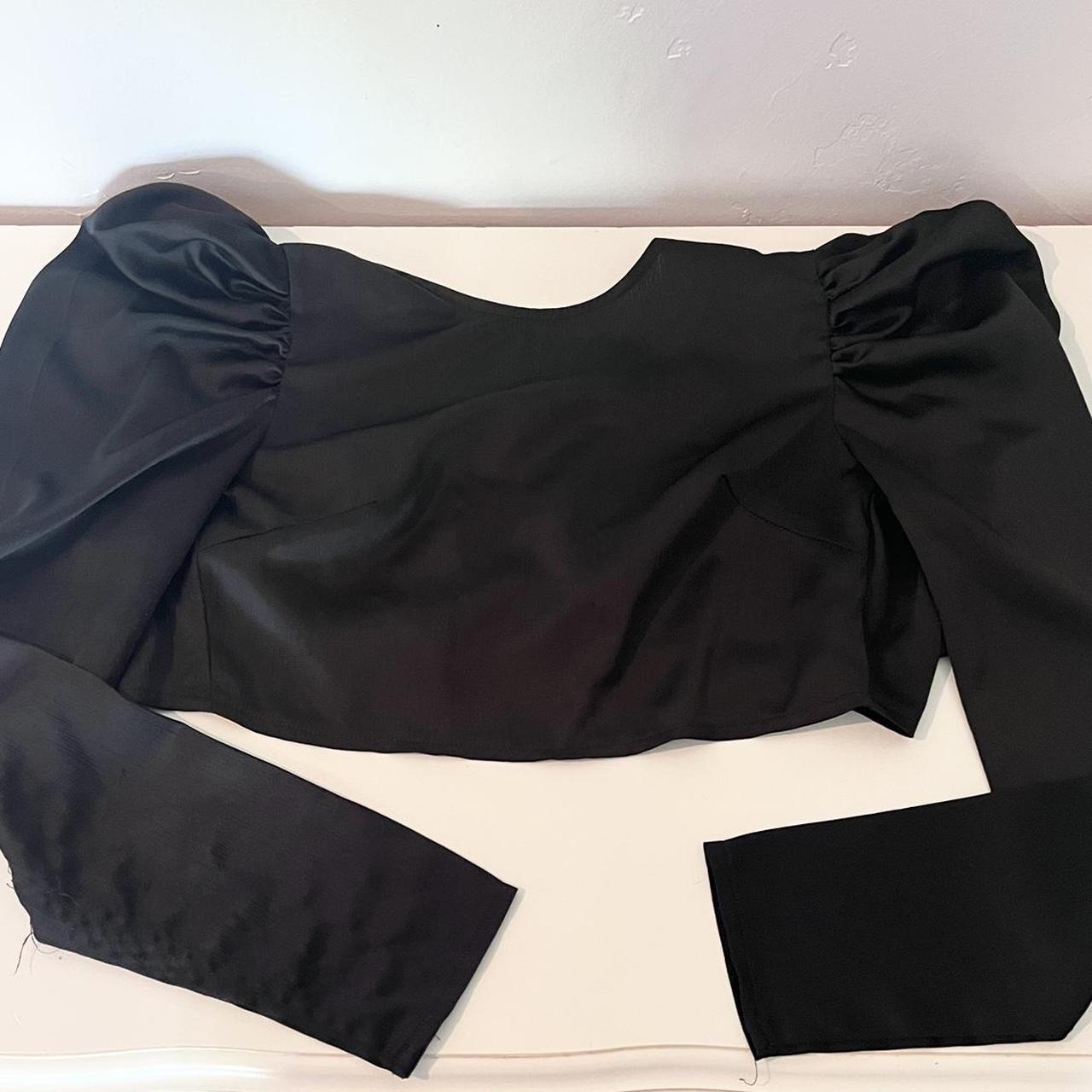 Missguided Women S Black Blouse Depop