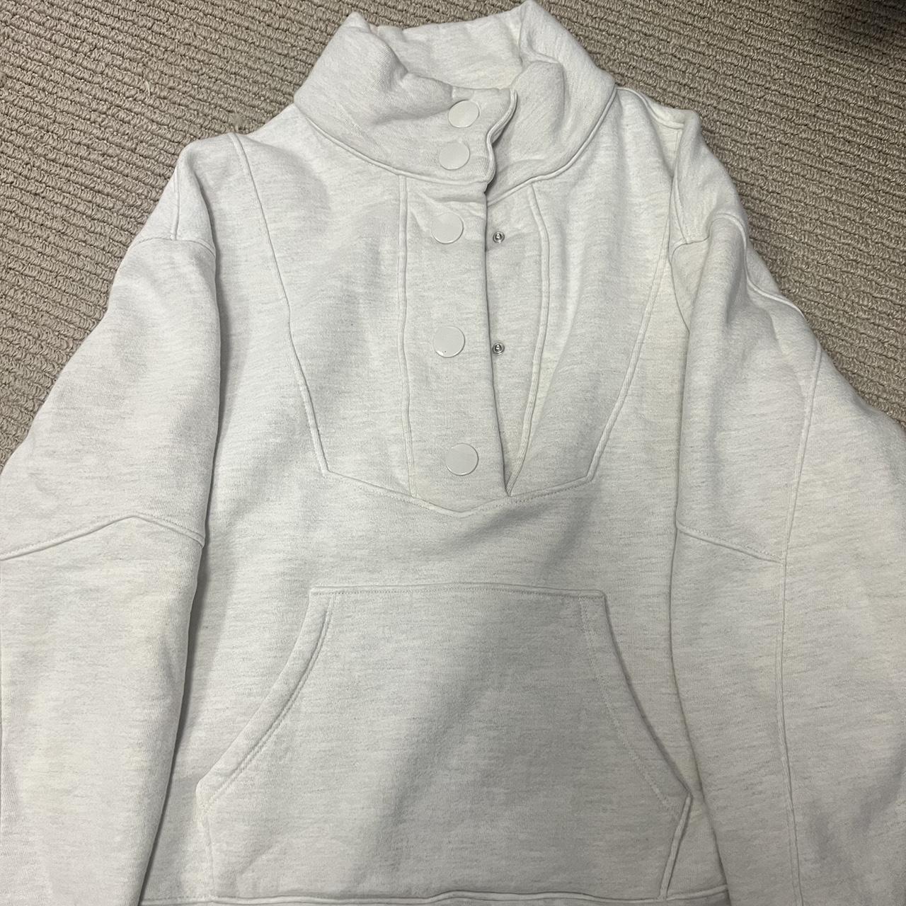 AGOLDE Funnel Neck Snap Front Pullover