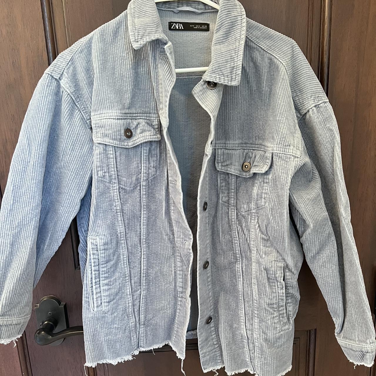 Zara corduroy shop jacket womens