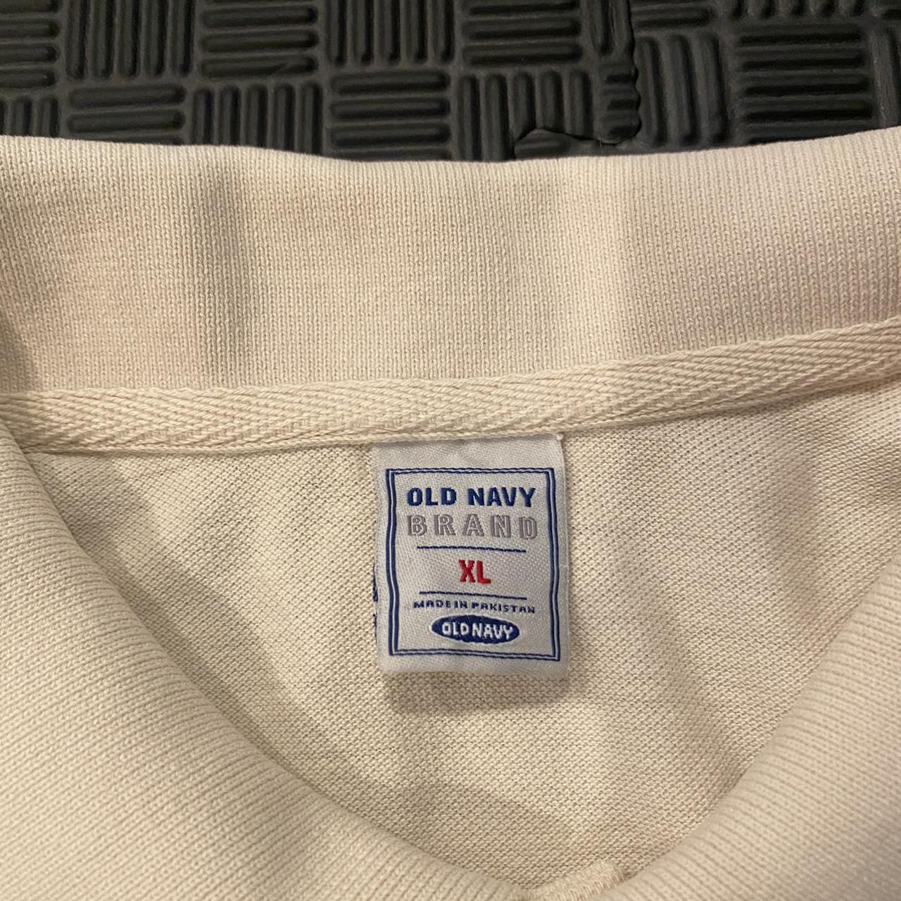 Old Navy Men's Cream and Tan Polo-shirts | Depop