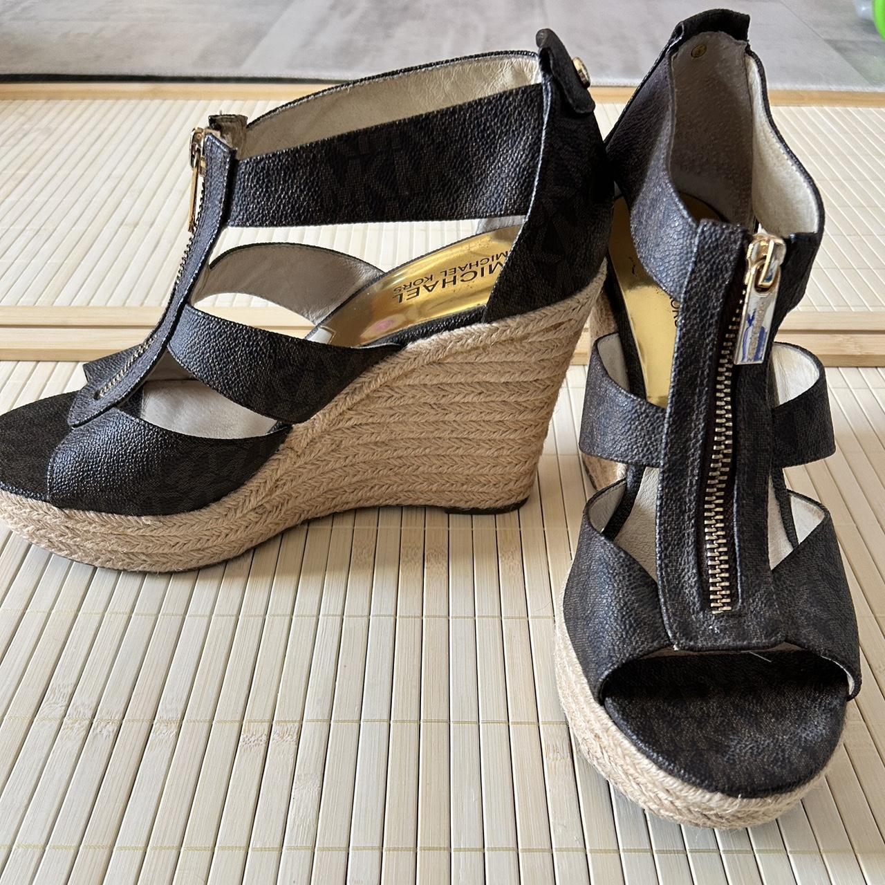 Michael kors sale women's wedge shoes