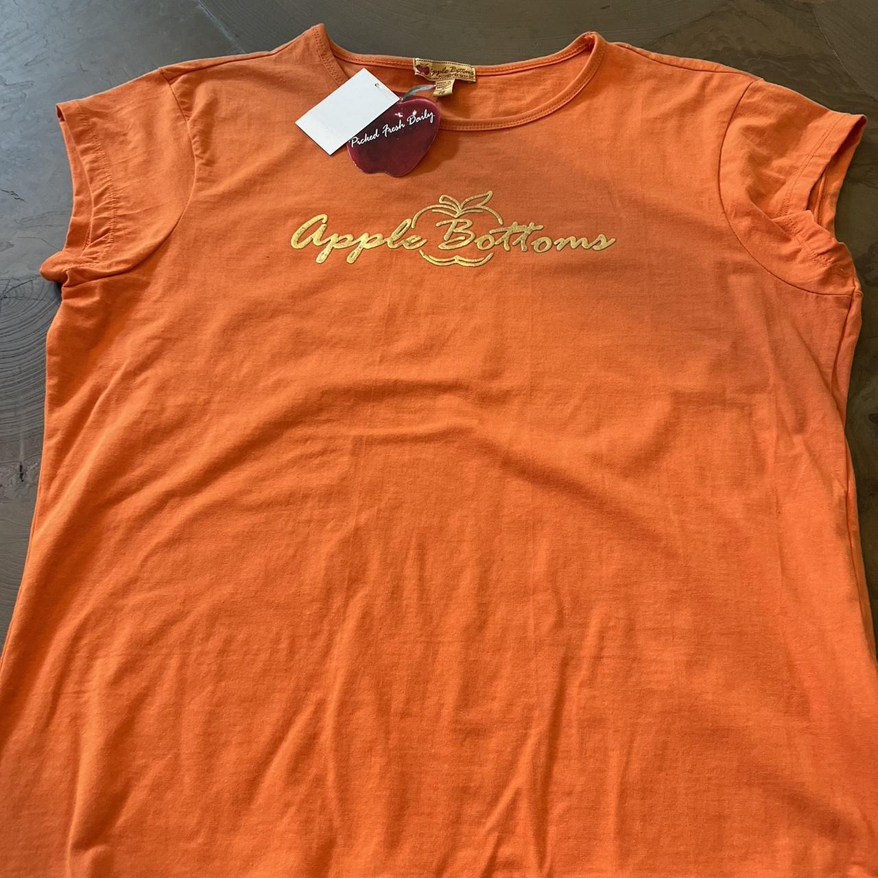 Apple Bottoms Women's Orange T-shirt (3)