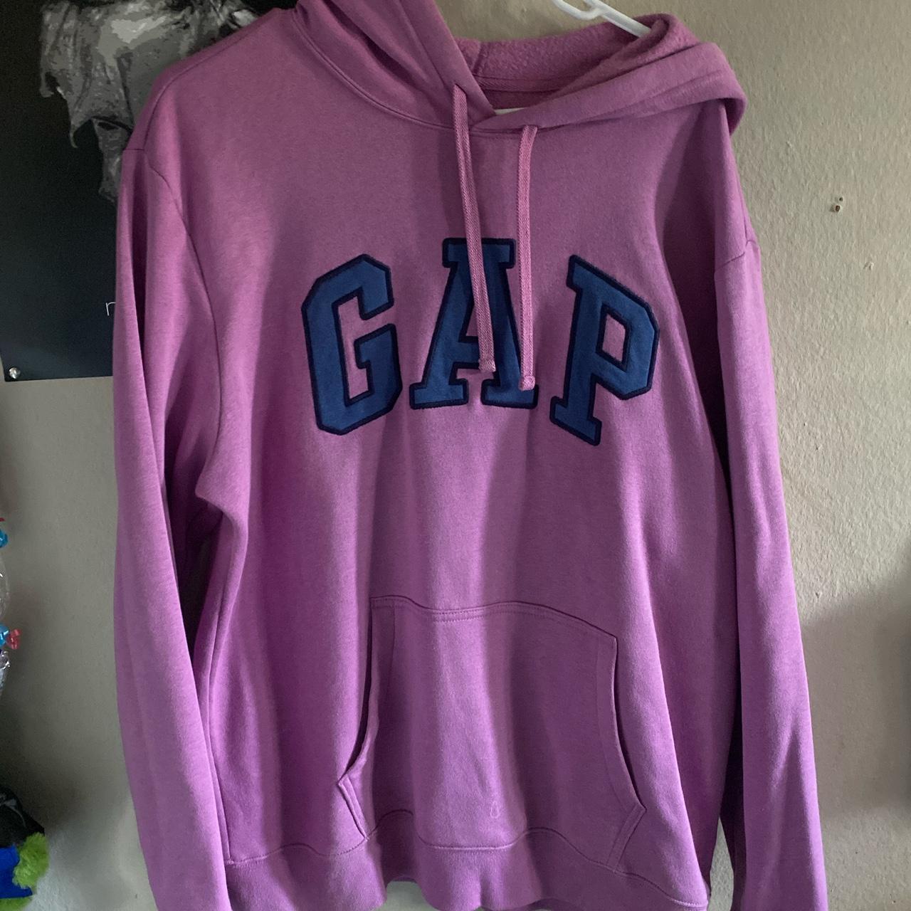 Pink gap hoodie Depop