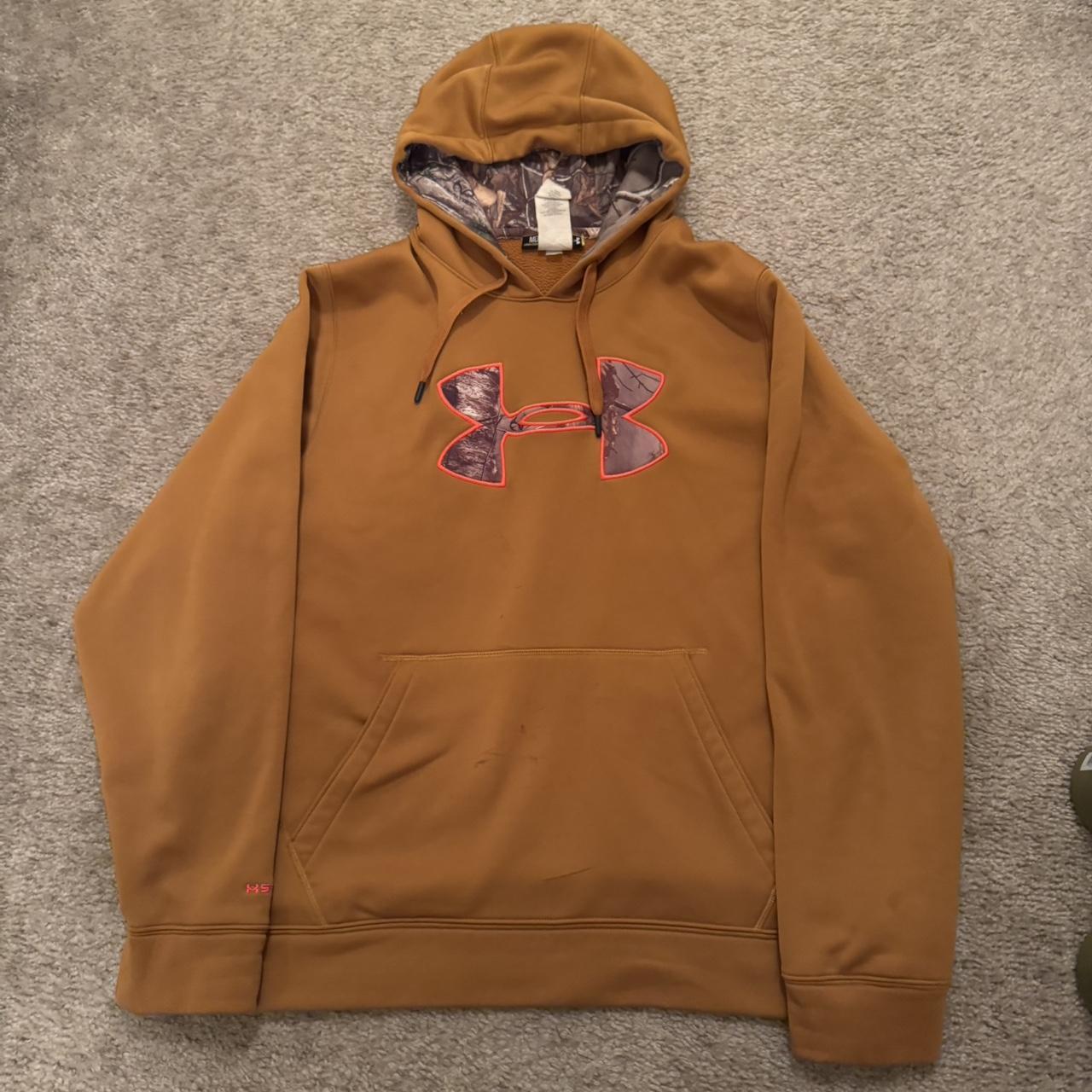 Realtree Men's Hoodie Brown/Orange L – Under Armour Realtree