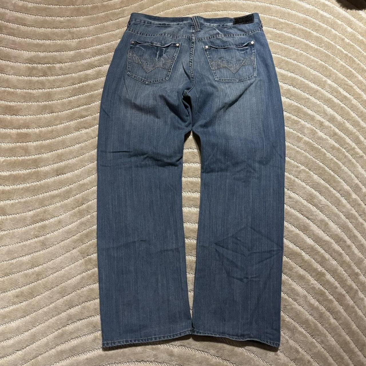 Men's Jeans - Blue/Navy - 36" – y2k basic code je… - image 1