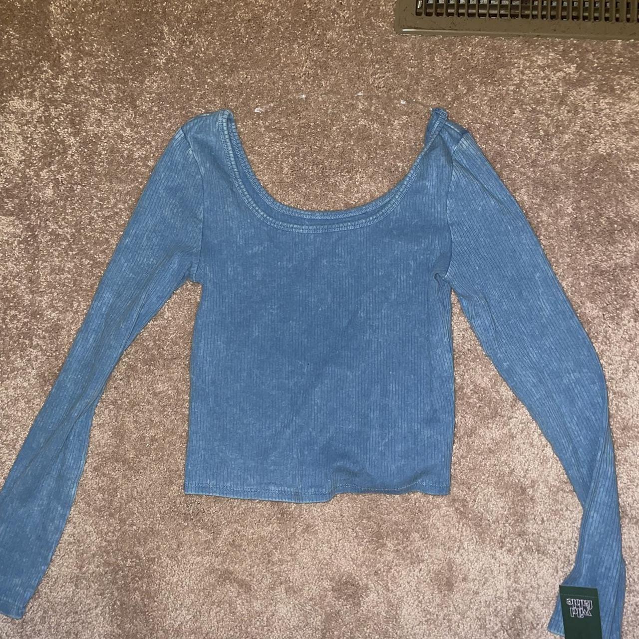 Target Women's Blue Shirt Depop