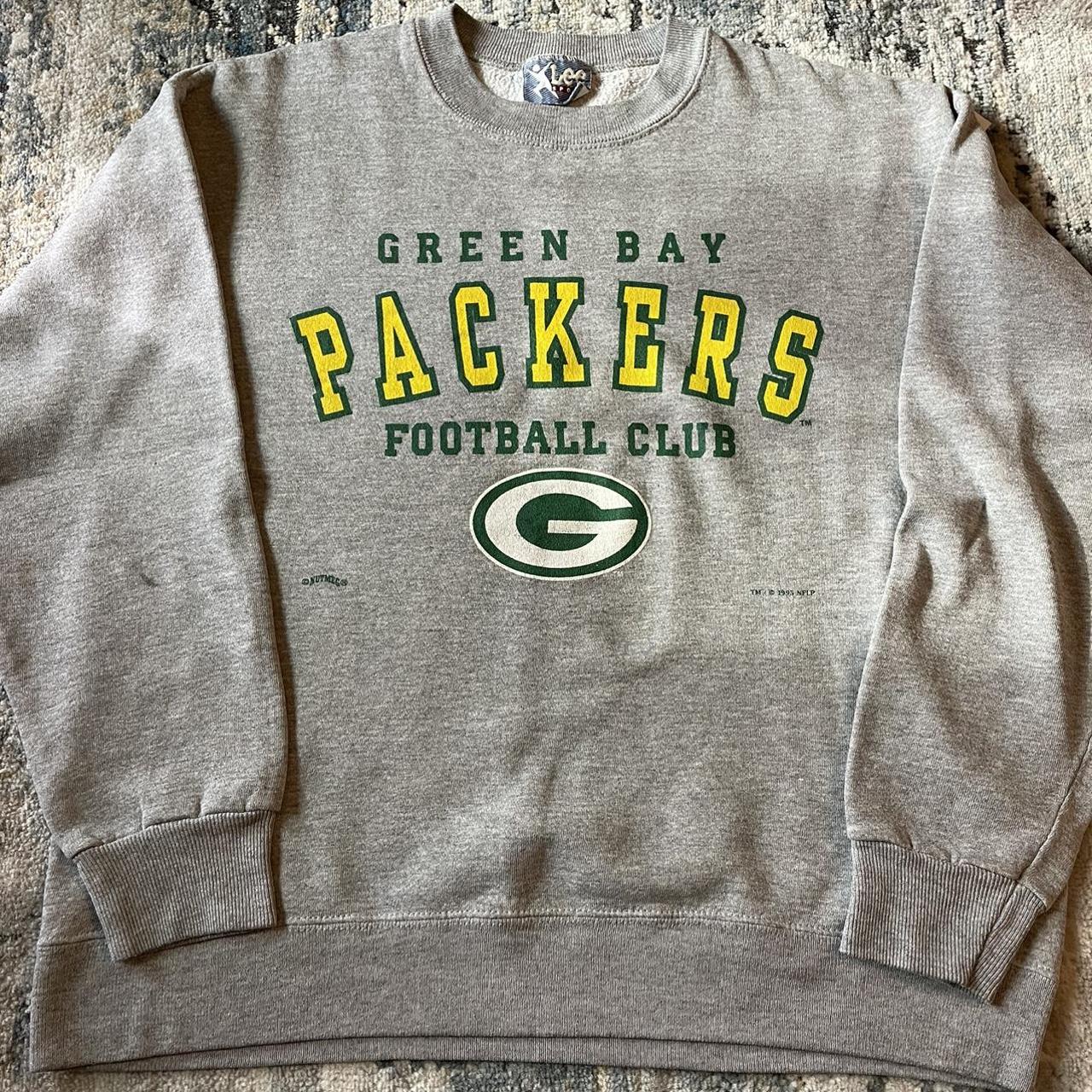 Vintage NFL Green Bay Packers Sweatshirt Not Sure - Depop