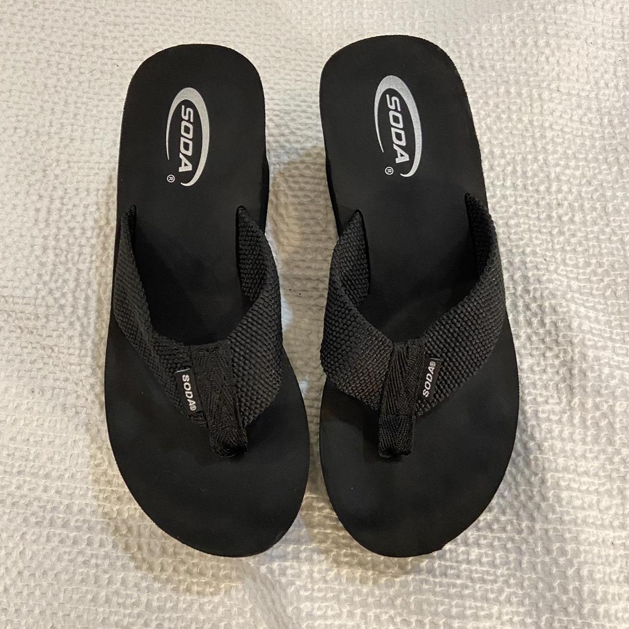 Soda Platform flip flops women size 10 I usually run... - Depop