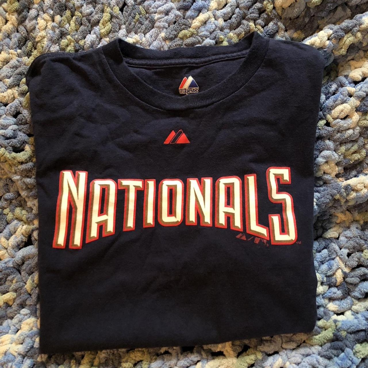 Majestic, Shirts, Vintage Washington Nationals Mlb Tshirt