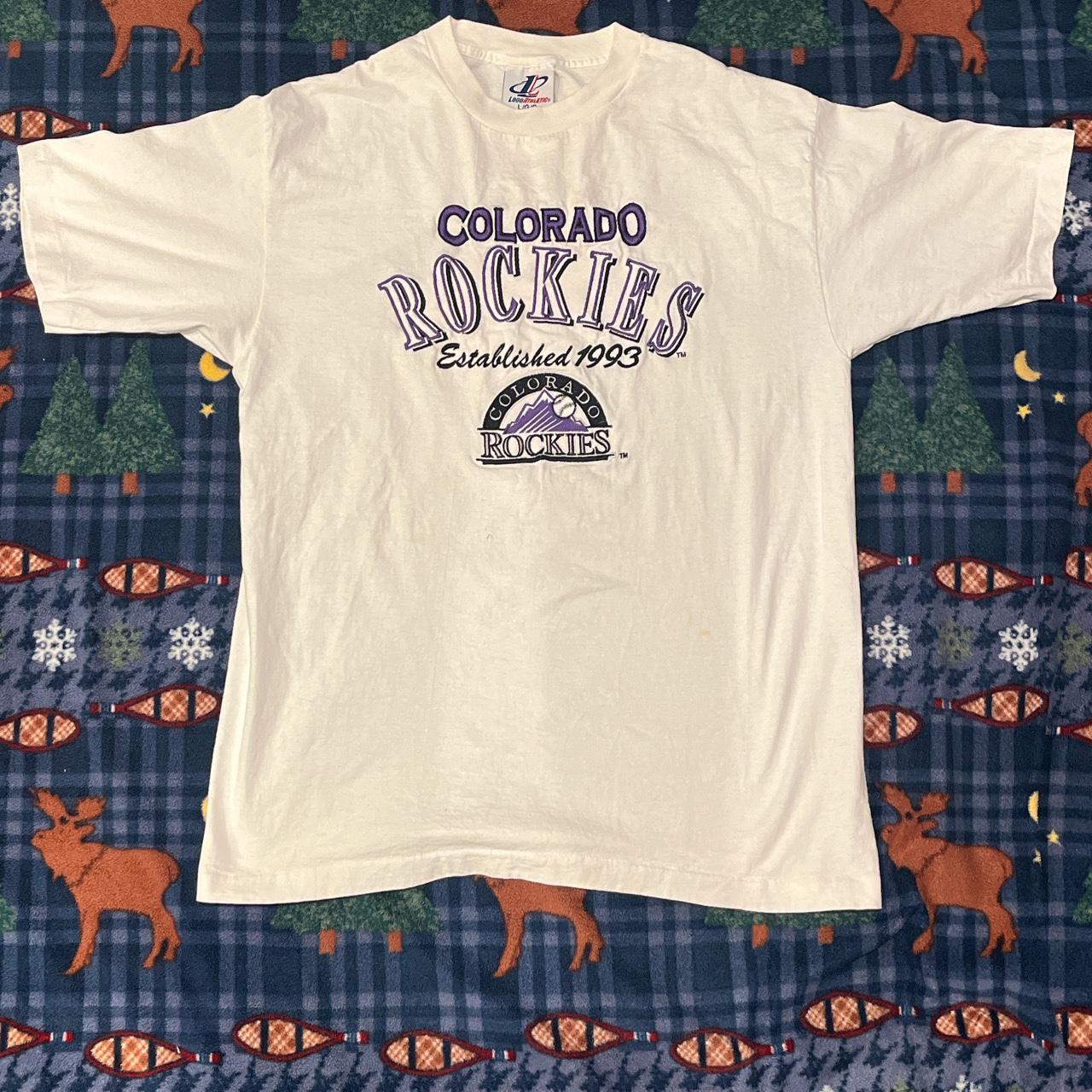 Colorado Rockies Vintage 90s USA Jersey *Made in - Depop