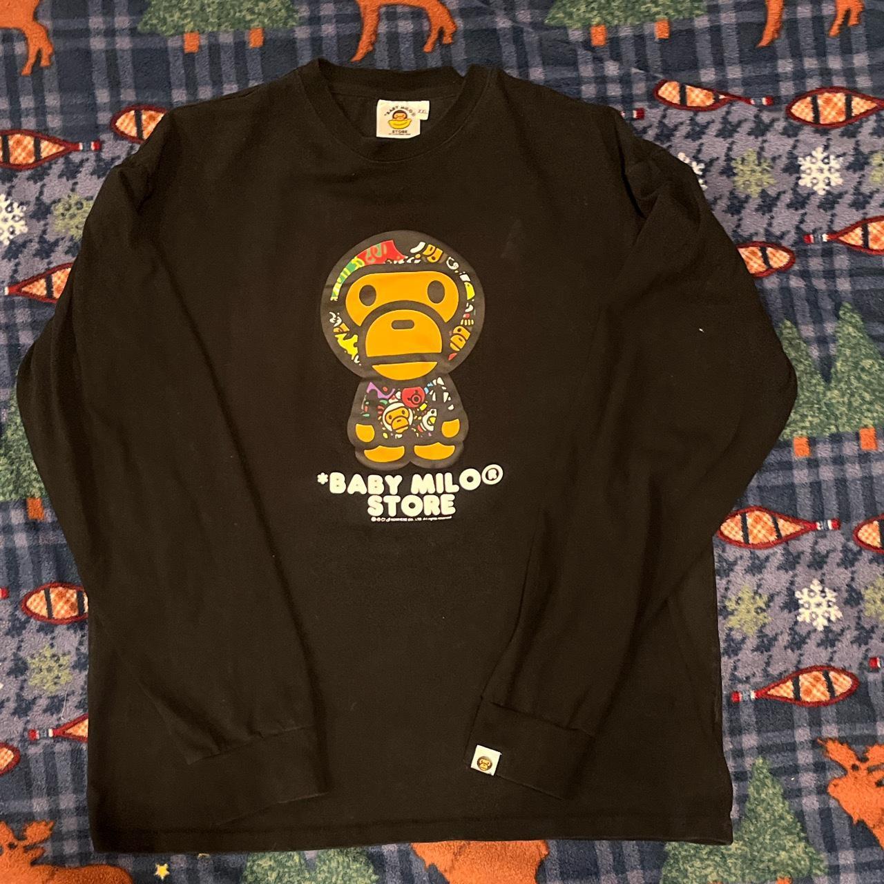 Bape Baby Milo Store Longsleeve (SizeXXL) By Bape Depop