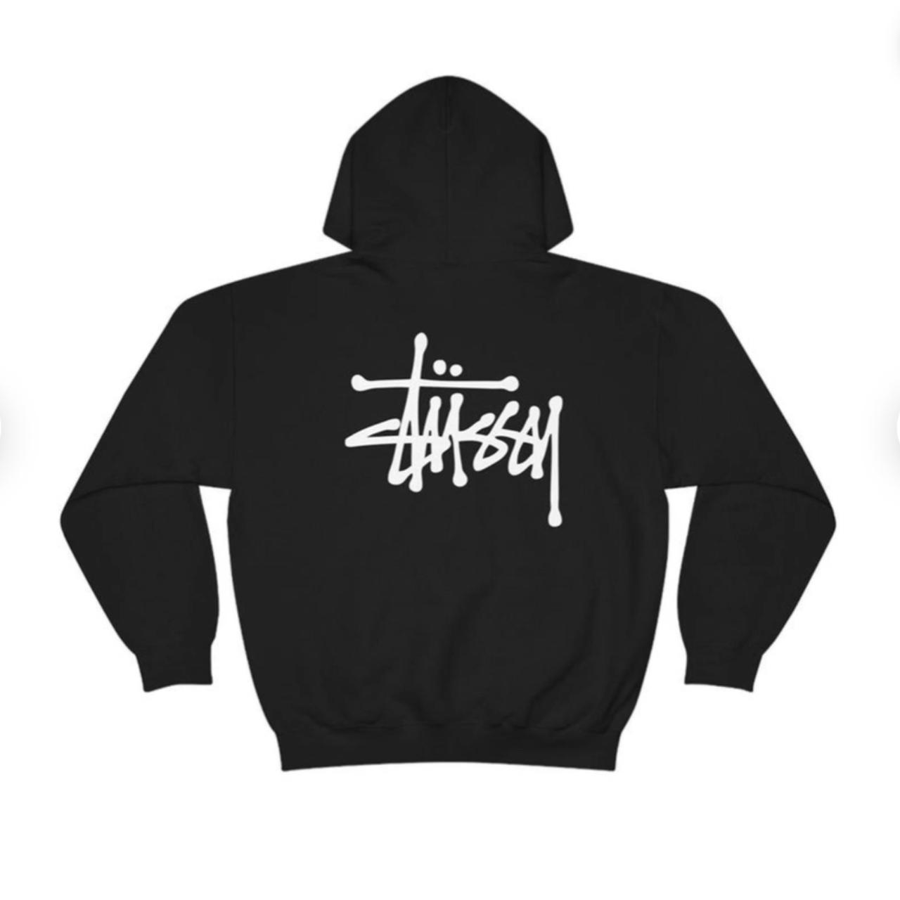 Stussy hoodie black #stussy #hoodie New ... - Depop