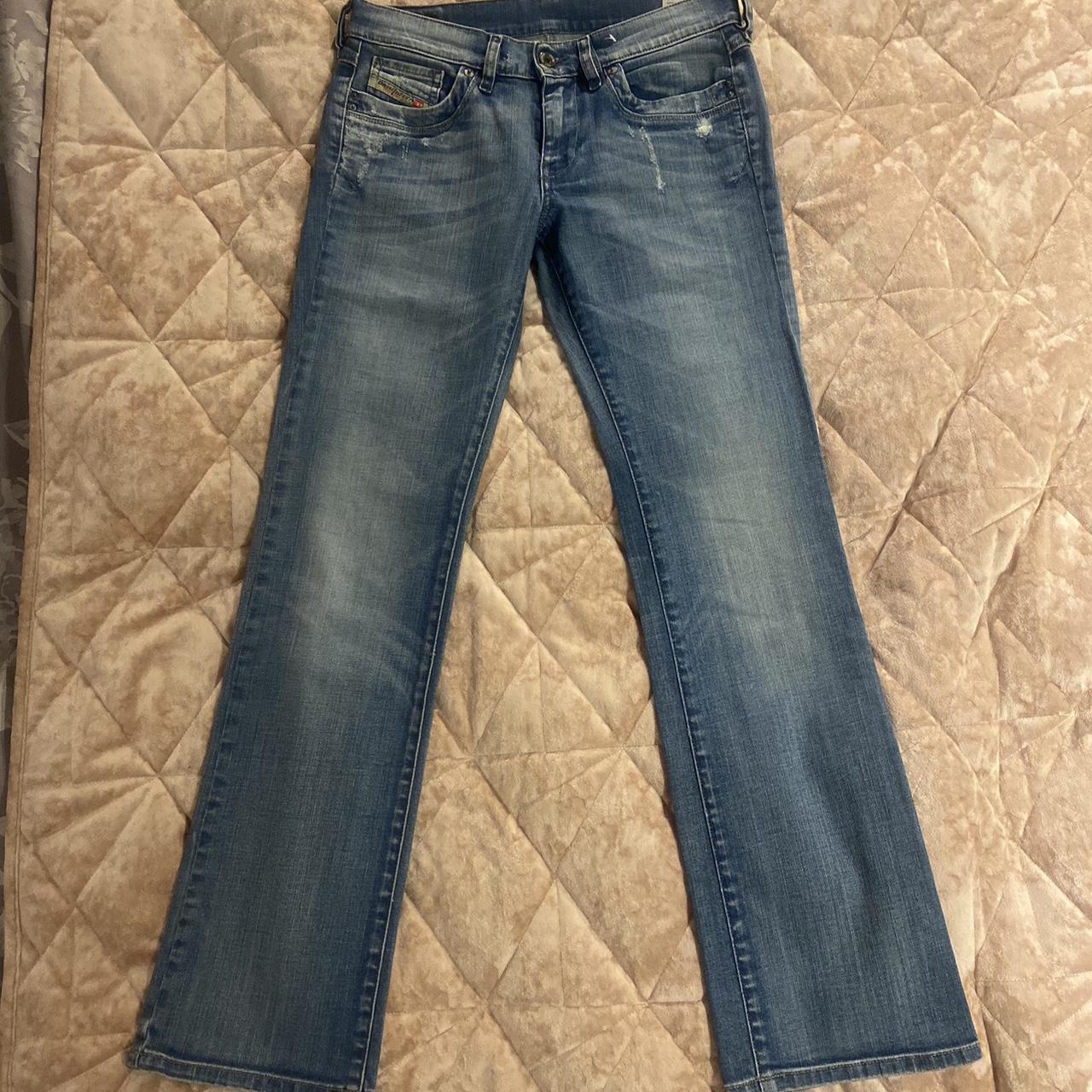 Diesel low rise bootcut jeans Measurements - W28... - Depop