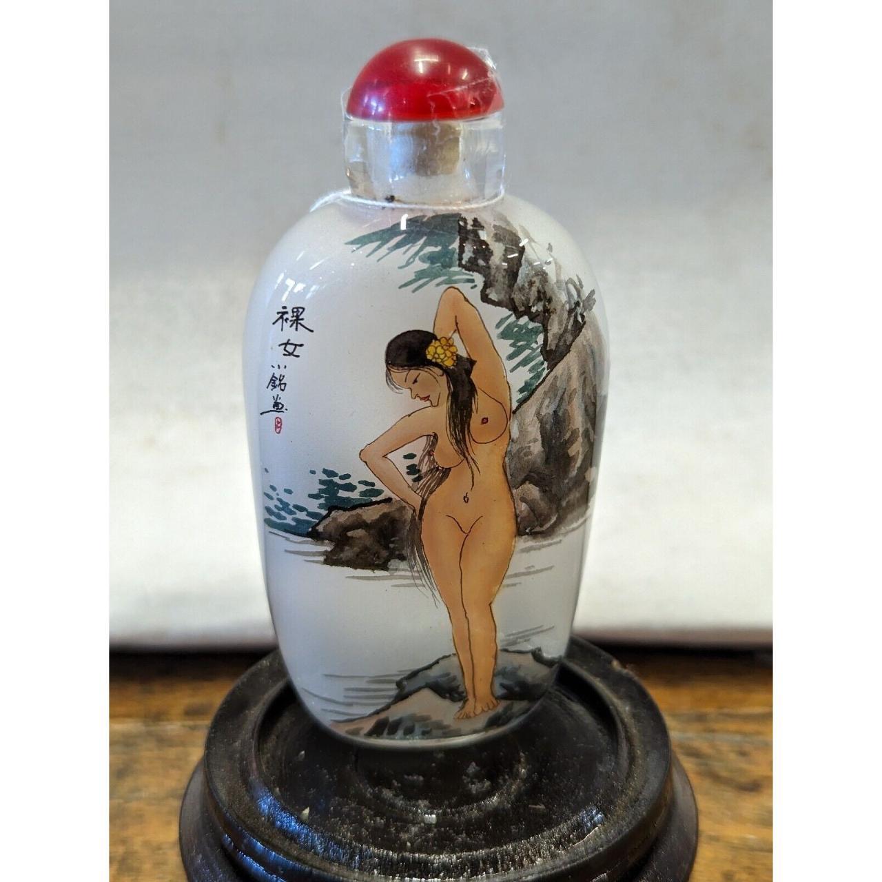 Inside Painted Snuff Bottle One Of A Kind Nude... - Depop