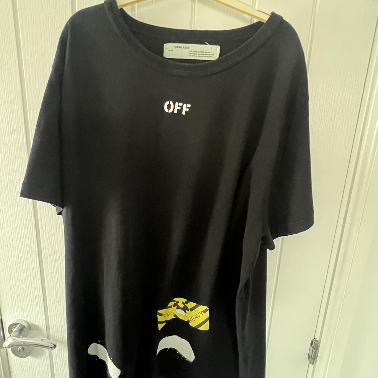 Off White Diag Spray Tee