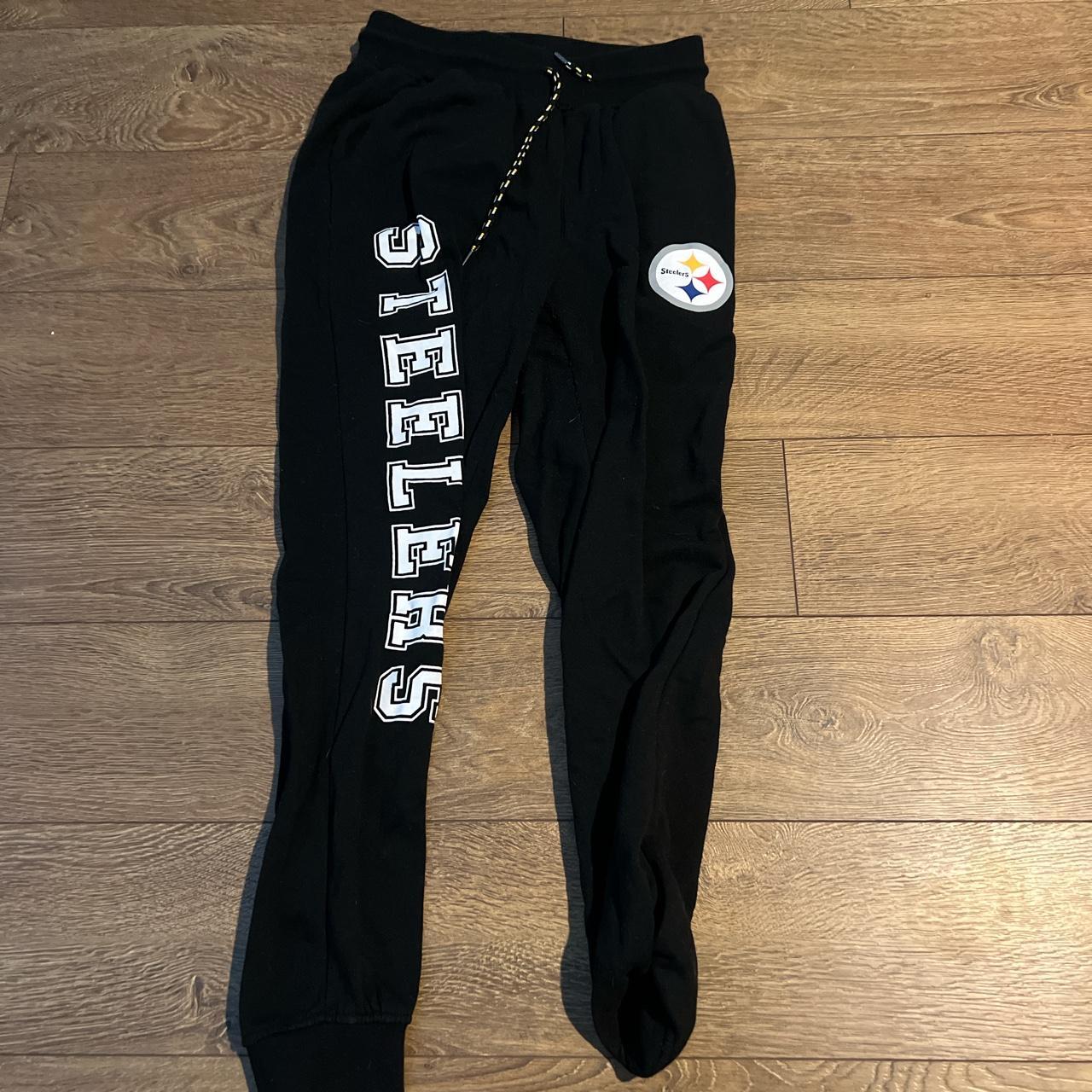 NFL Steelers Track Pants Size : Medium Great - Depop