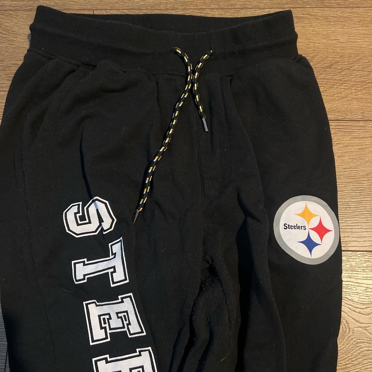 NFL Steelers Track Pants Size : Medium Great - Depop