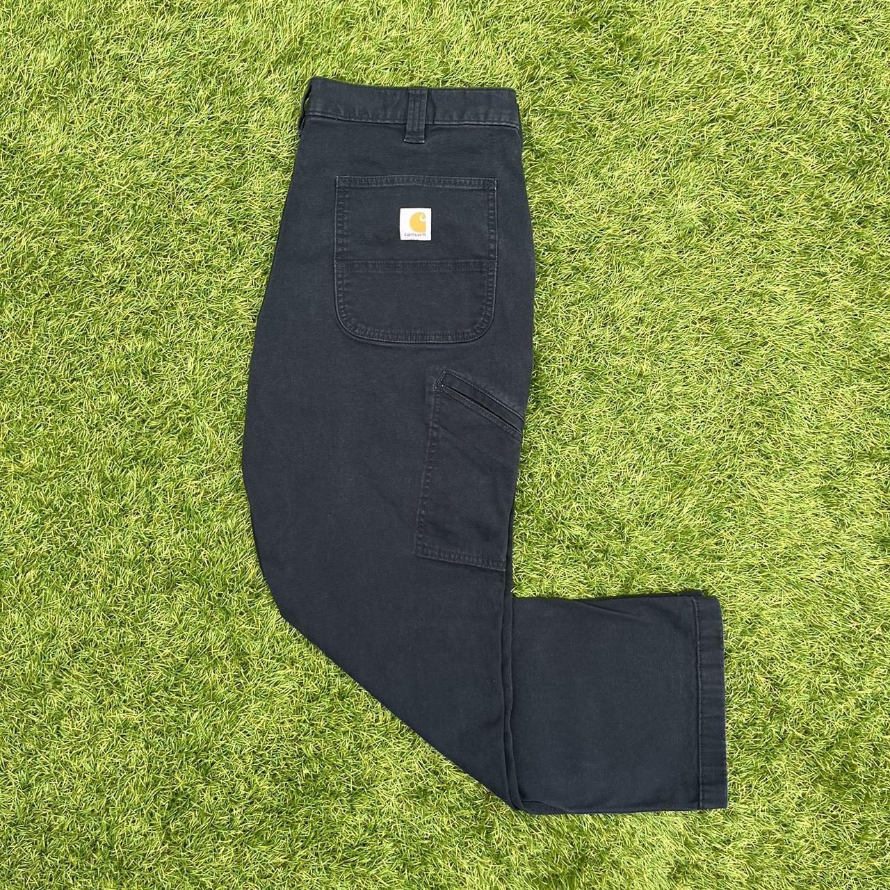 Carhartt Navy Blue Cargo work pants. Men’s size... Depop