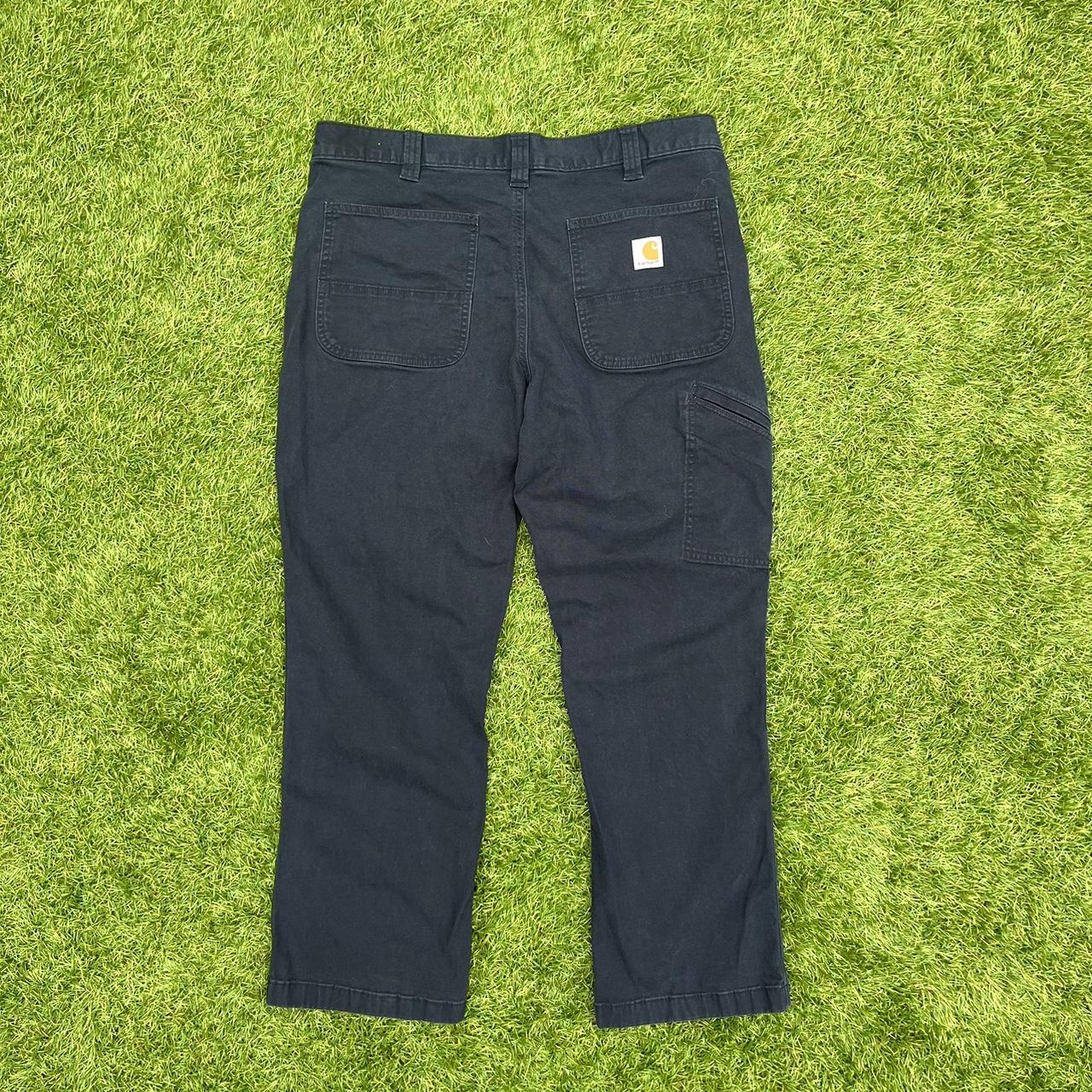 Carhartt Navy Blue Cargo work pants. Men’s size... Depop