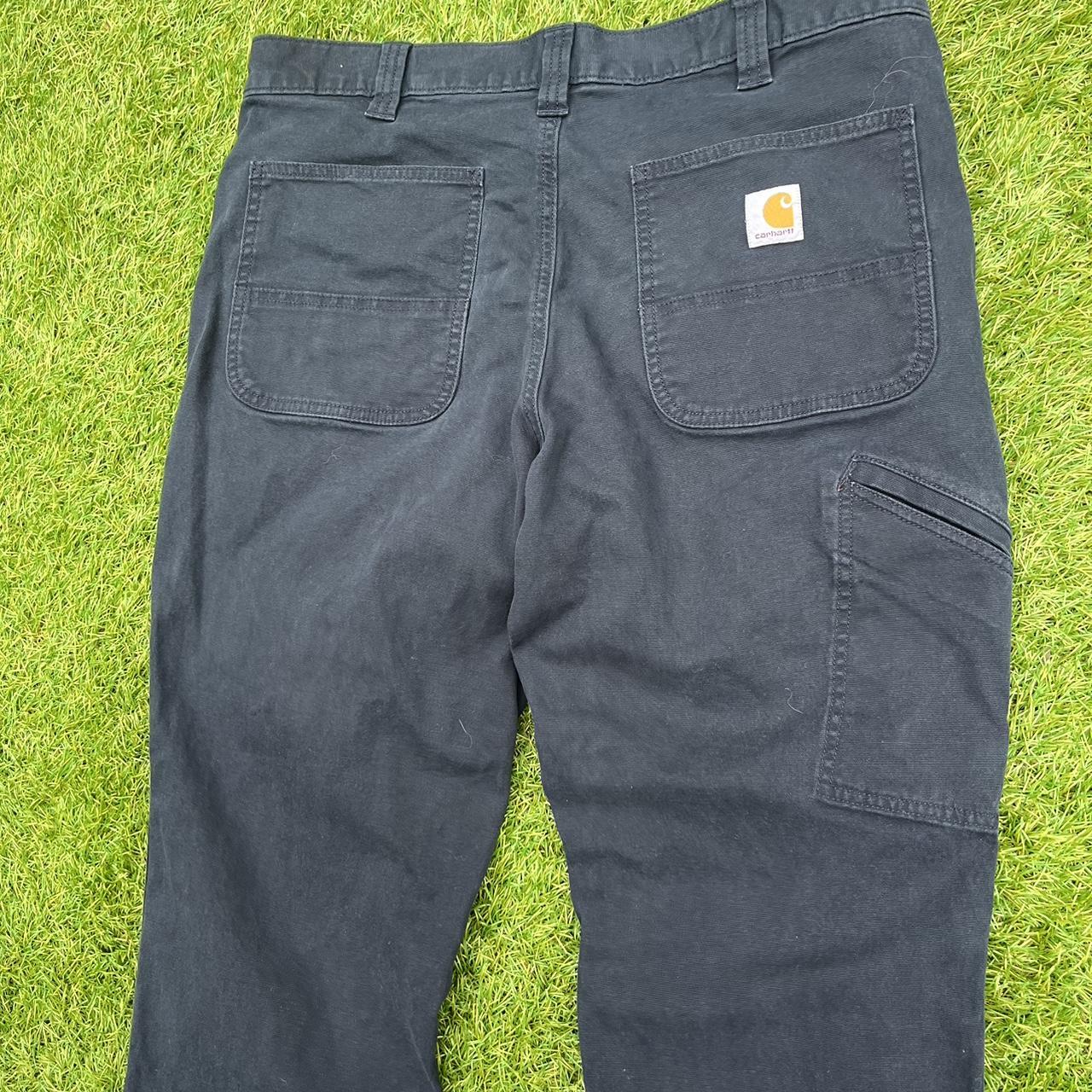 Carhartt Navy Blue Cargo work pants. Men’s size... Depop