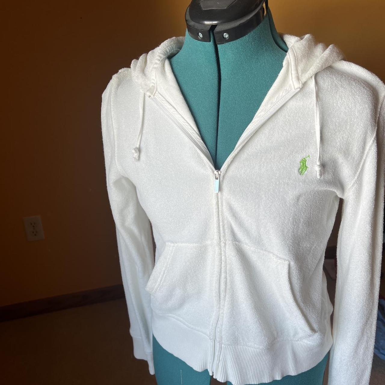 Womens white best sale ralph lauren hoodie