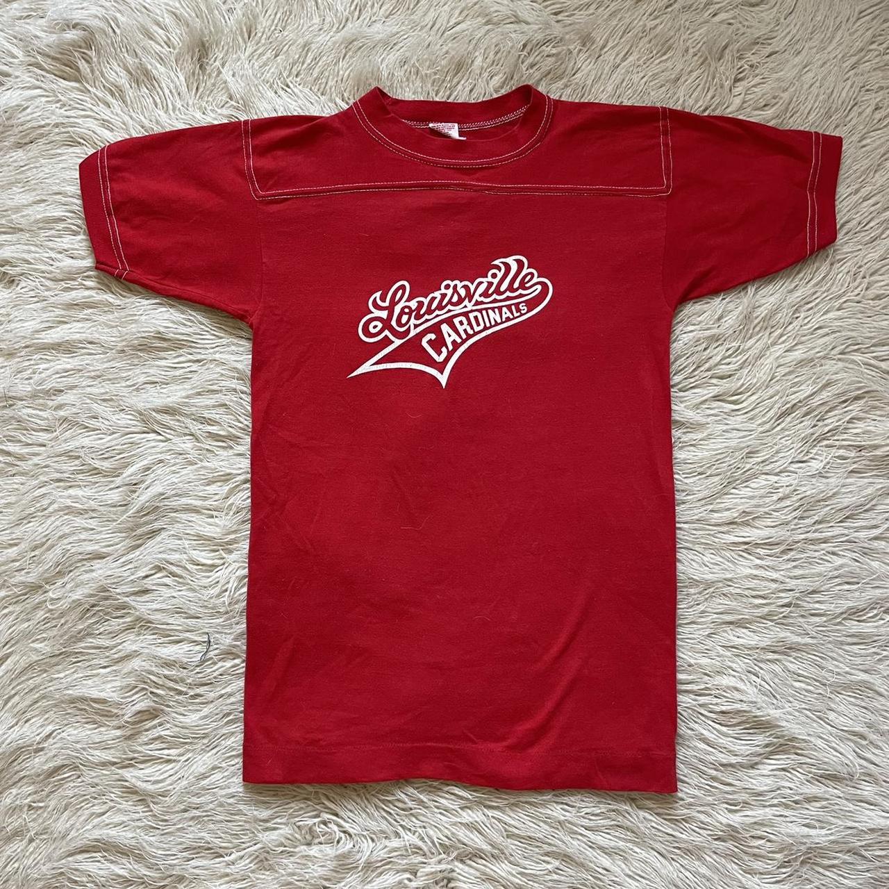 Vintage University of Louisville Cardinals tshirt. - Depop