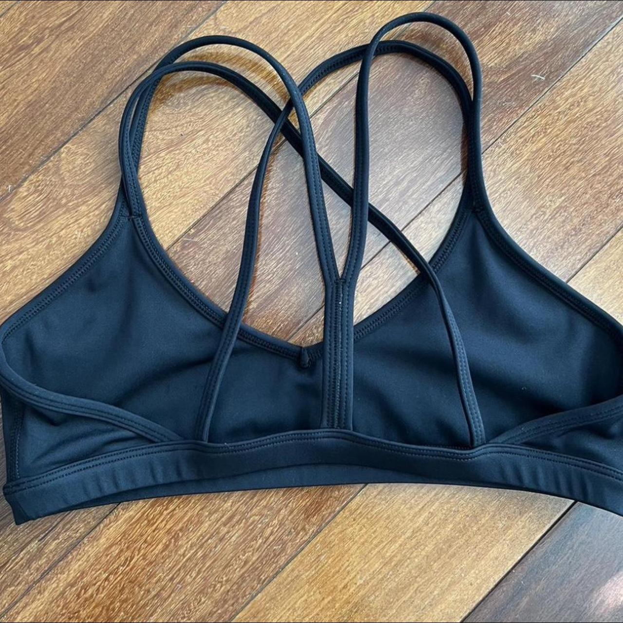 Aybl Black Sports Bra (Size SMALL, worn once so no... - Depop