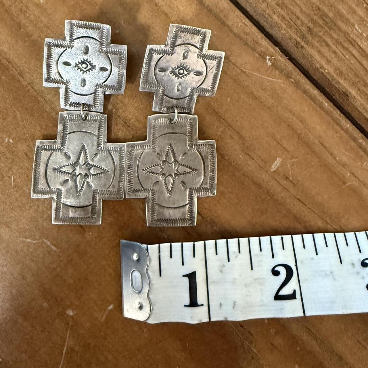 Native Women's Earrings - Silver – Native America… - image 4