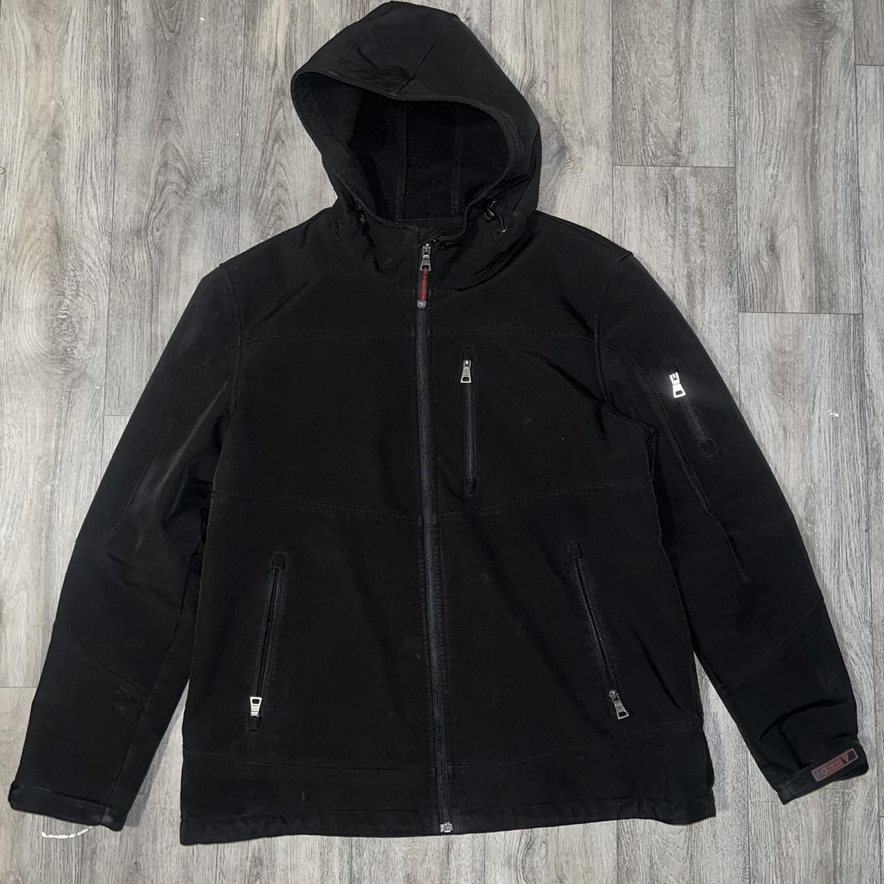 Guess Men S Black Jacket Depop