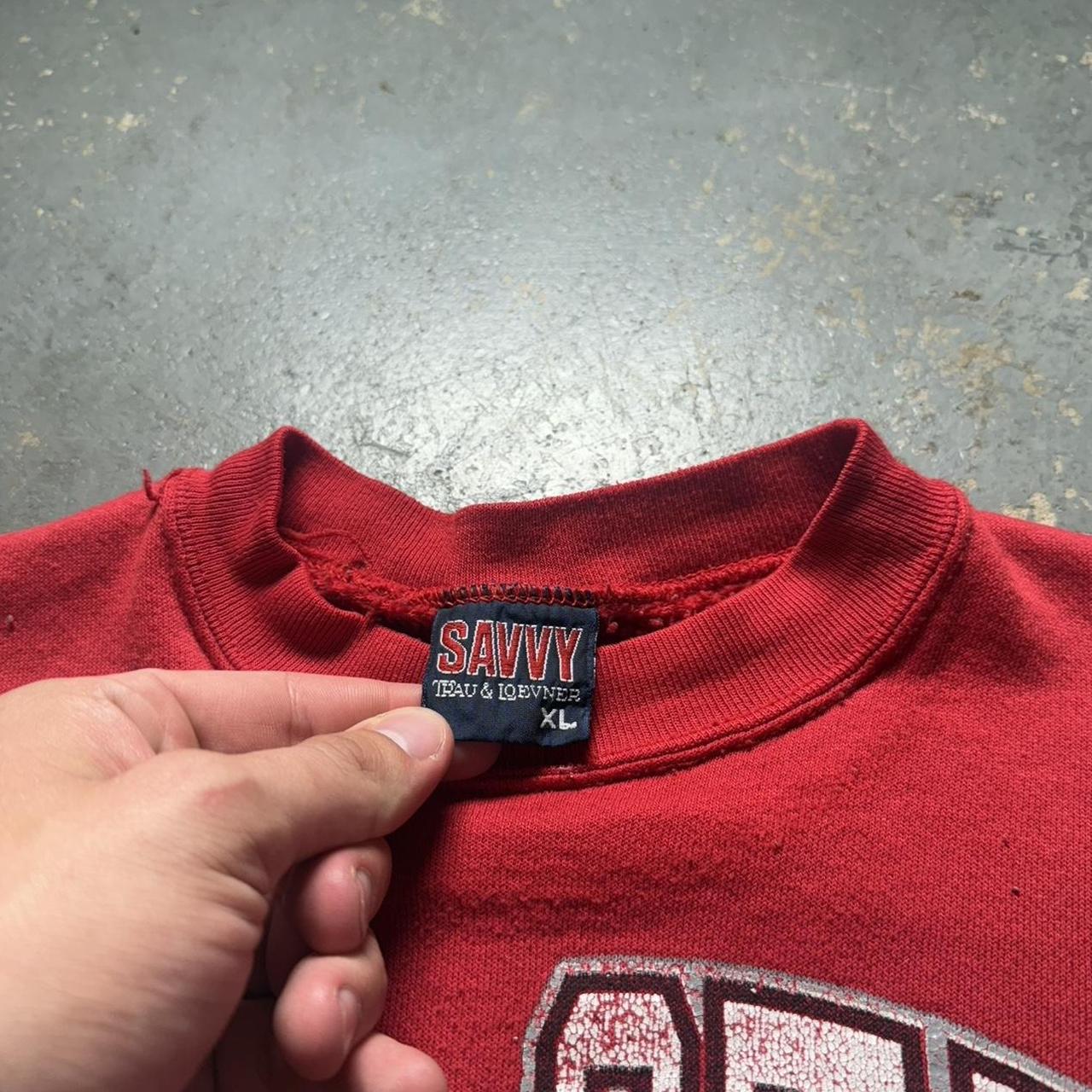 Men's Sweatshirt - Red - XL – Vintage 90’s Ohio S… - image 5