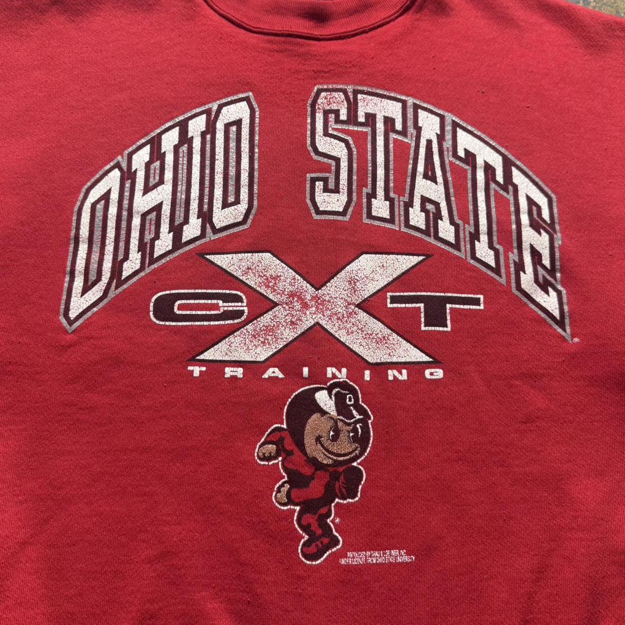 Men's Sweatshirt - Red - XL – Vintage 90’s Ohio S… - image 3