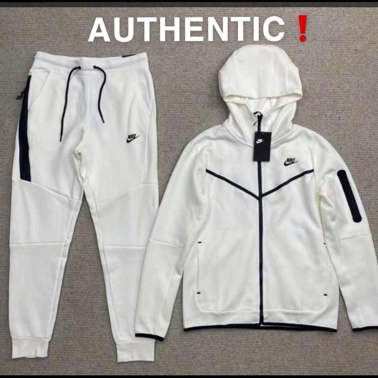 White Nike Tech fleece Authentic Depop