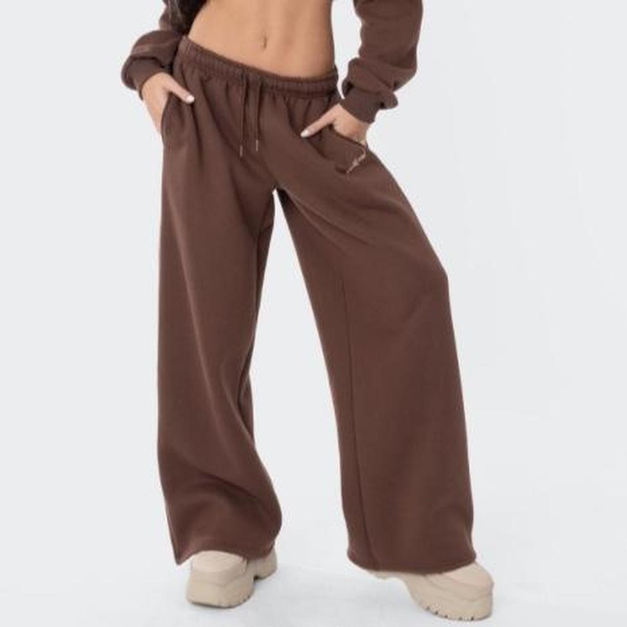 Edikted Women's Brown Joggers-tracksuits