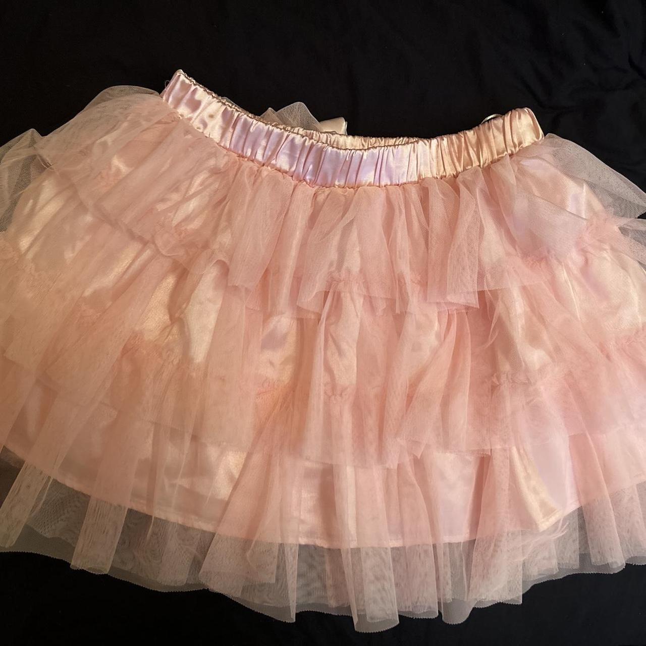 Pink kawaii tutu with bow Depop