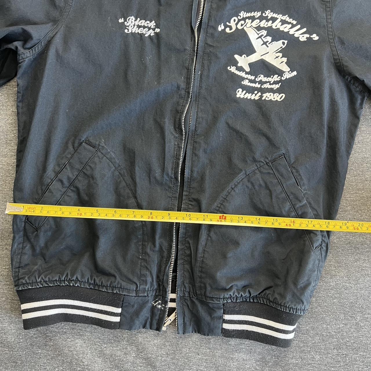 Vintage Stussy Black Sheep Varsity Jacket Size | Depop