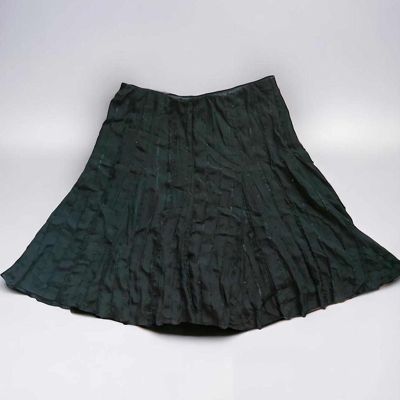 new york clothing co black flowy double lined Depop