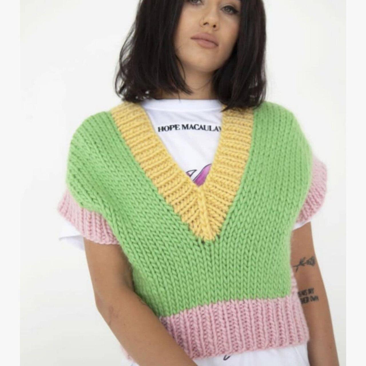 Hope Macaulay merino-knit Long Cardigan - Green