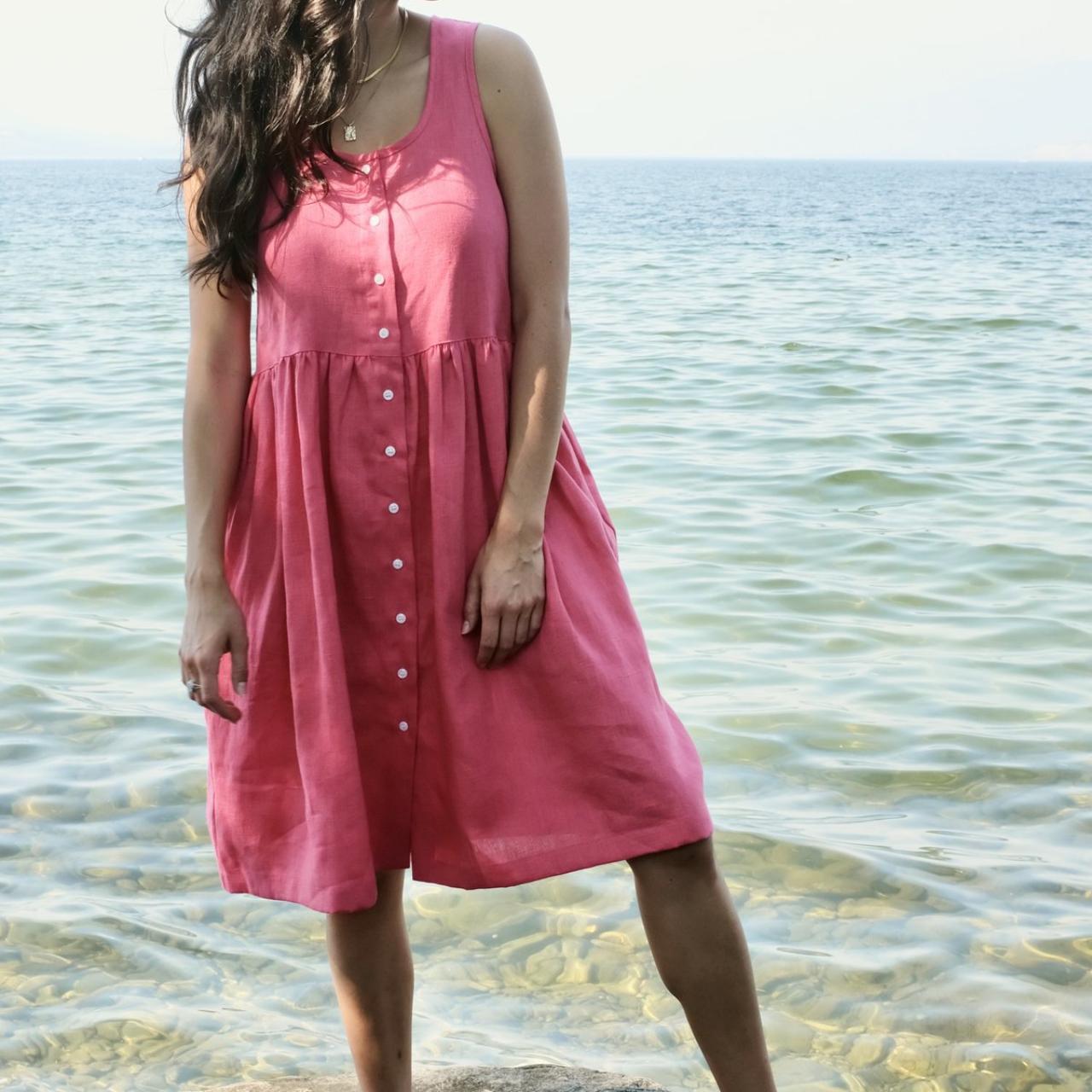 Beaton Women's Pink Dress (3)