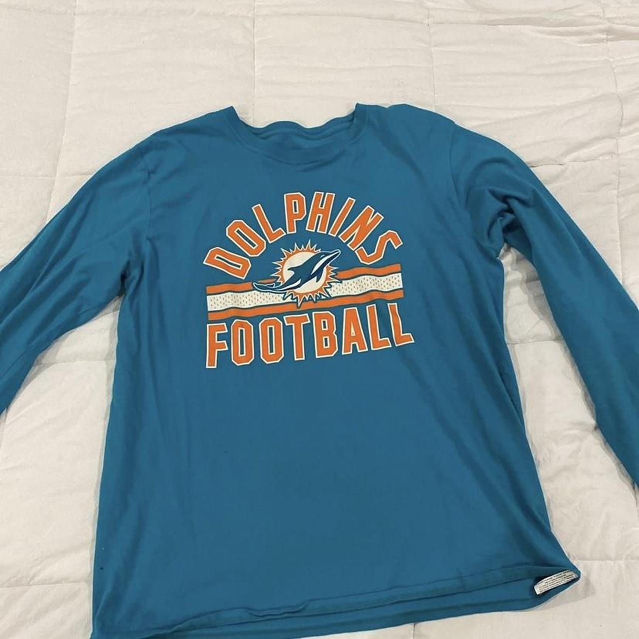 Miami Dolphins long sleeve shirt from team apparel. - Depop