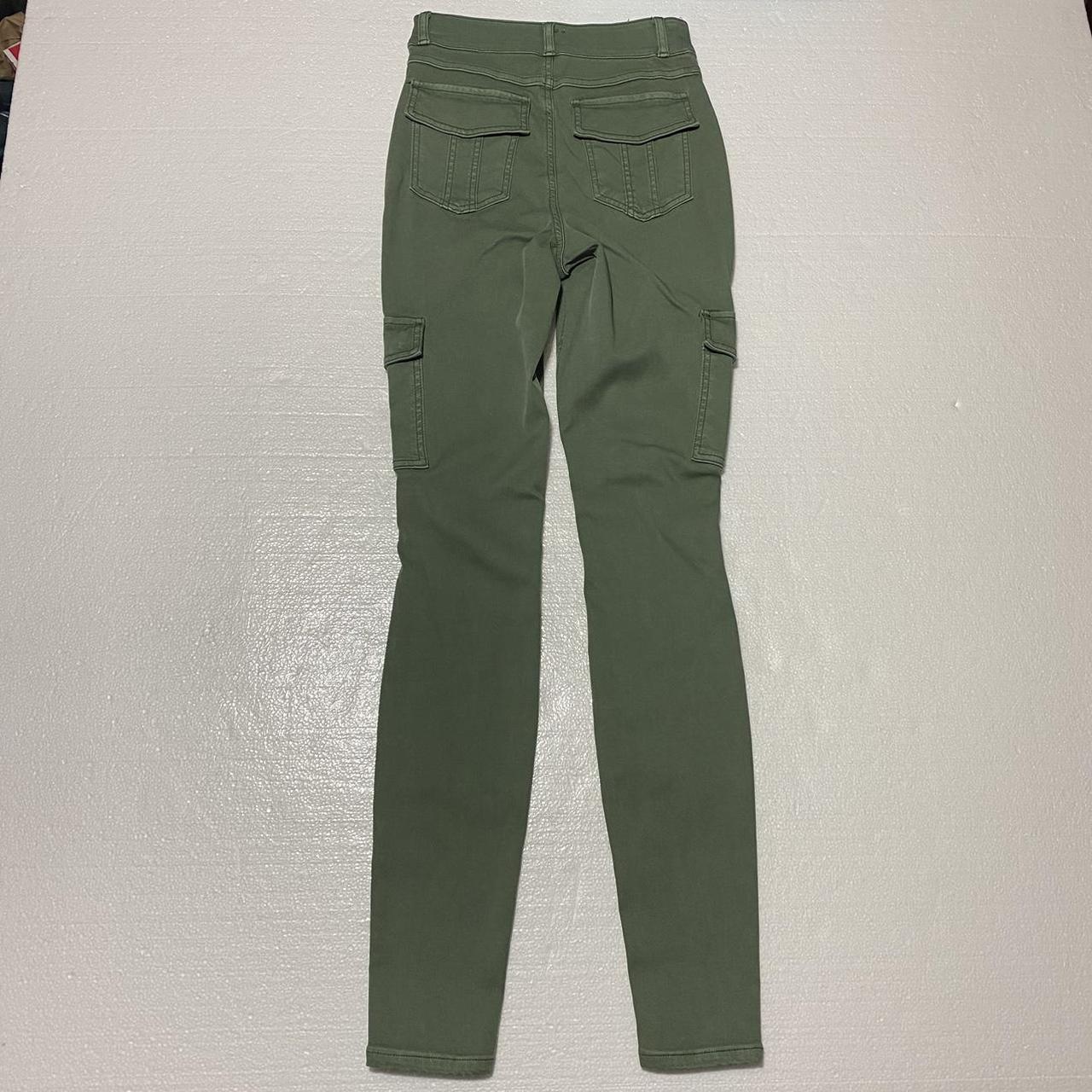 Spanx Stretch Twill Cargo Pants - Green