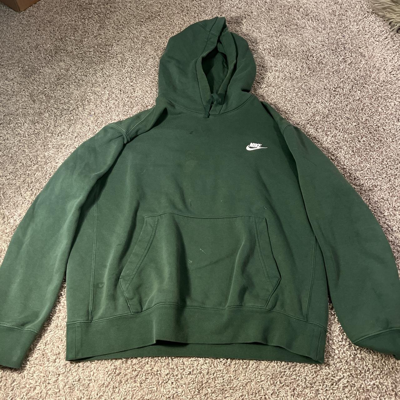 Nike Women's Green Hoodie Depop