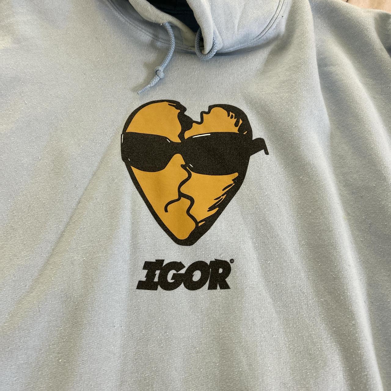 Blue GOLFWANG Heartbreak Hoodie From CAMP FLOG GNAW... Depop