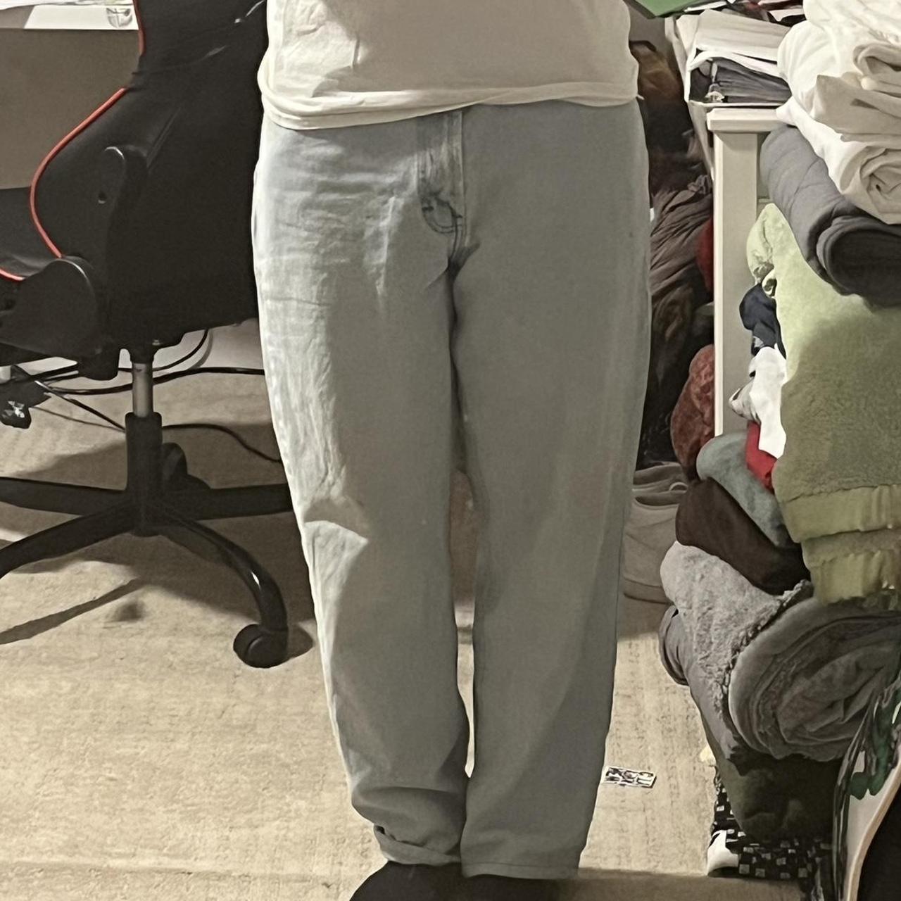 Old Navy Men's Distressed Jeans Blue/Grey 32