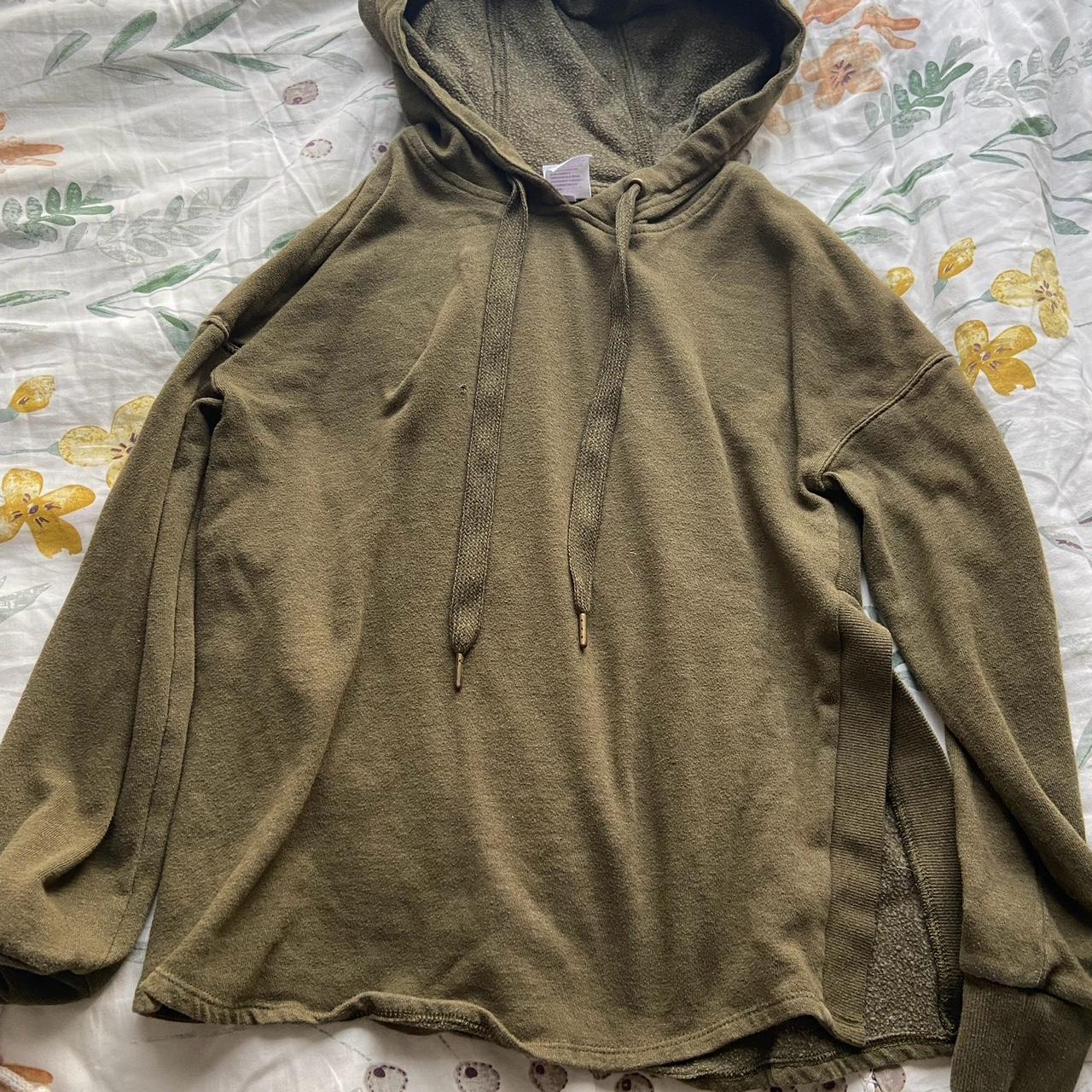Vintage olive green hoodie ACCEPTING ALL... - Depop