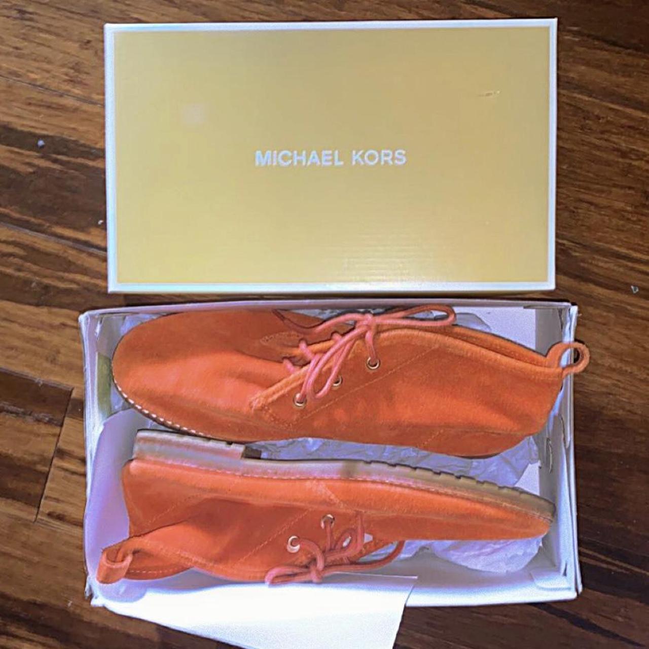 Michael kors loafers mens on sale orange