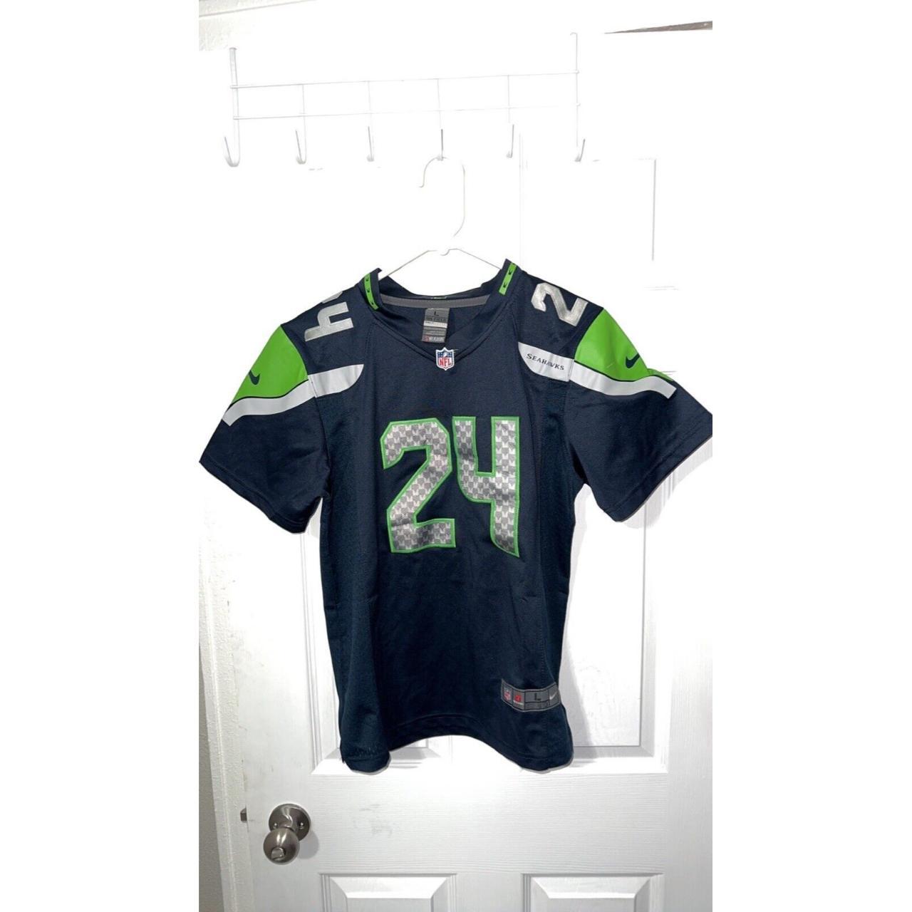 Seattle Seahawks Marshawn Lynch Nike Football Jersey - Depop