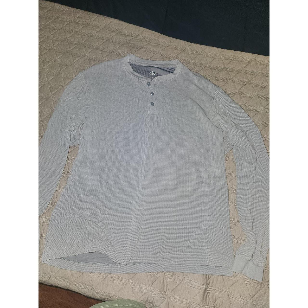 Alo yoga men's longsleeve Size: 2xl Very good... - Depop