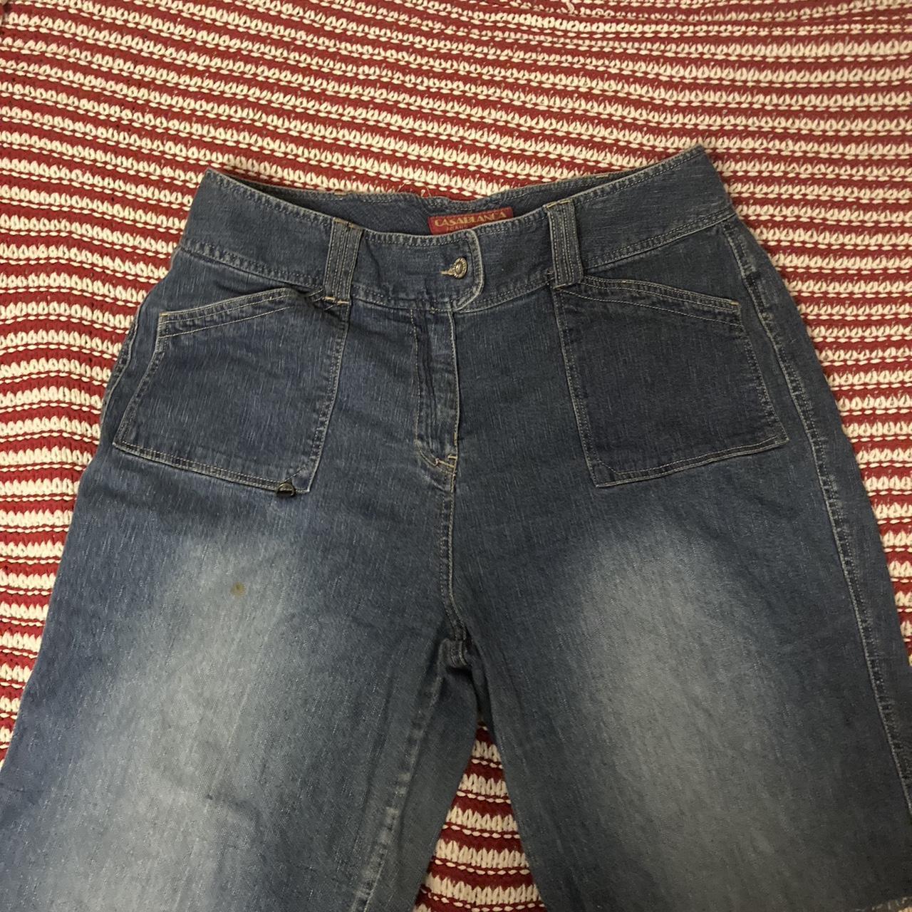 16w Casablanca jorts | small stain can probably be... - Depop