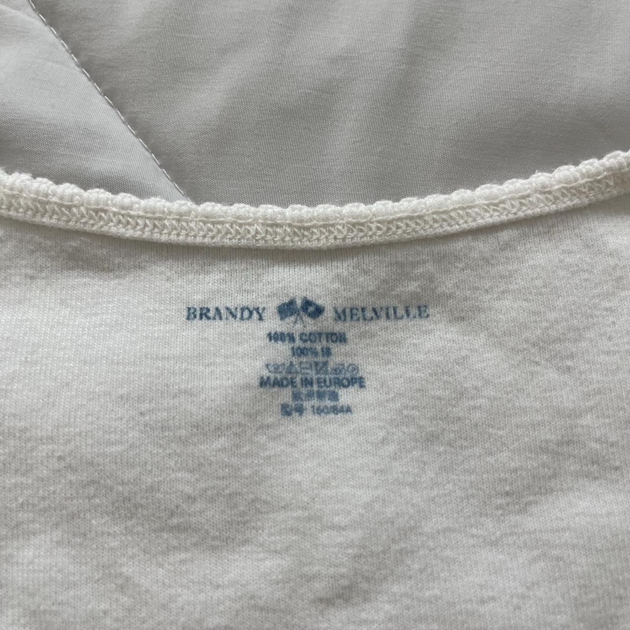 brandy melville kehlani top white • fits xsm •... Depop