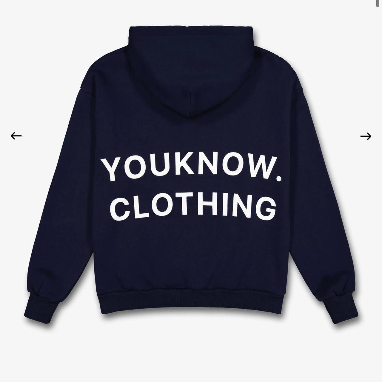 Relatively new YOU KNOW CLOTHING hoodie size M.... Depop
